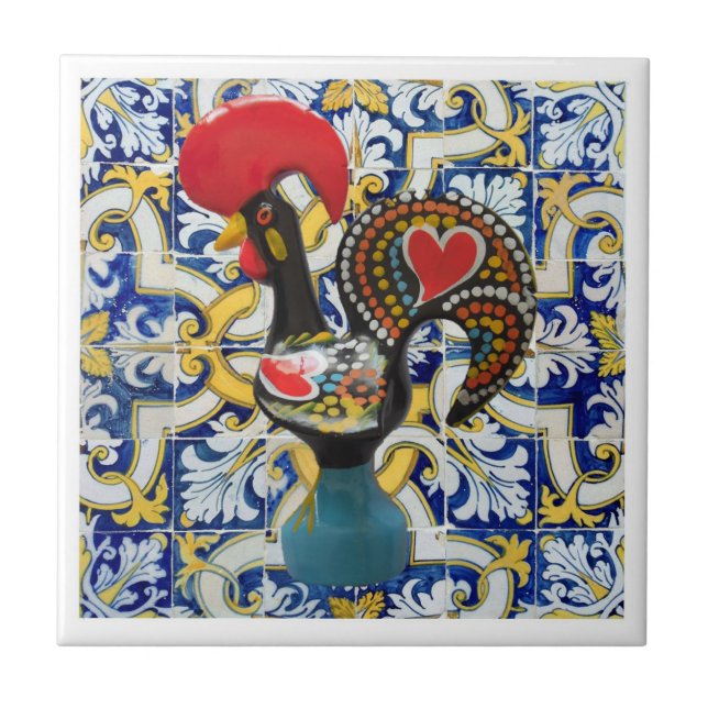 Azulejo Galo de Barcelos, Portugal (Frente)
