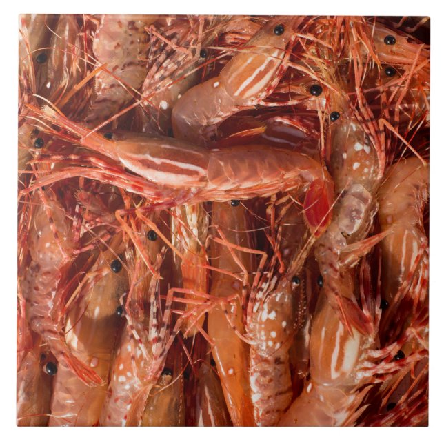 Azulejo Gambas deliciosas (Frente)