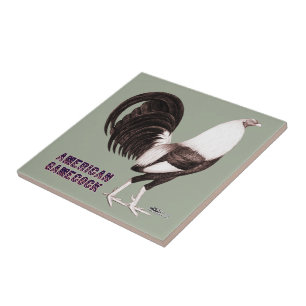 Azulejo Gamecock Sepia