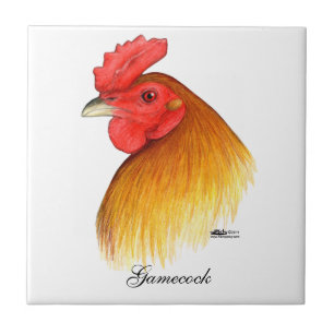 Azulejo Gamecock Stag Pea Comb