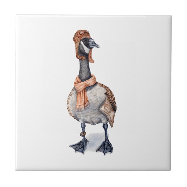 Azulejo Ganso del aviador (Frente)