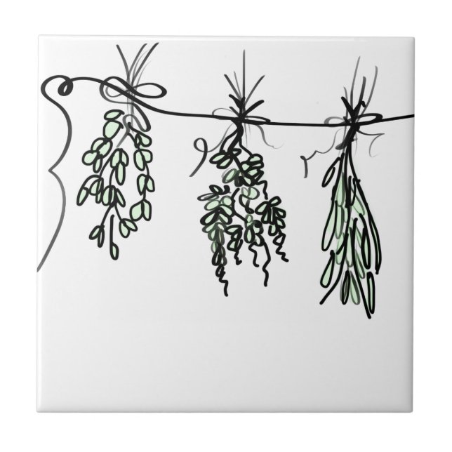 Azulejo Garden Herbs (Frente)