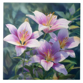 Azulejo Garden Lilies