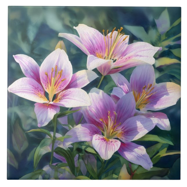 Azulejo Garden Lilies (Frente)