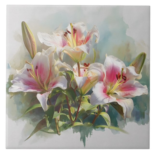 Azulejo Garden Lilies (Frente)