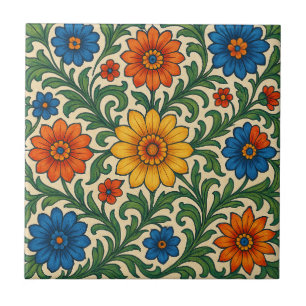 Azulejo Garden Splendor Floral
