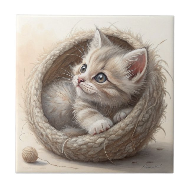 Azulejo Gatito (Frente)