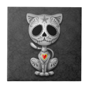 Azulejo Gatito del azúcar del zombi, oscuro
