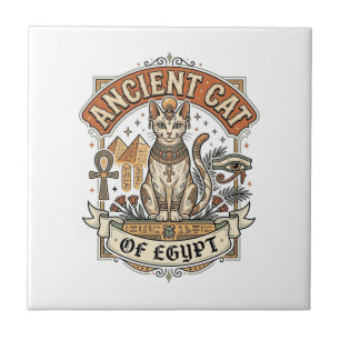 Azulejo Gato Antiguo De Egipto Gato Antiguo Egipto Vintage