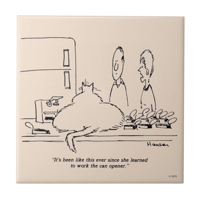 Azulejo Gato de grasa (Frente)