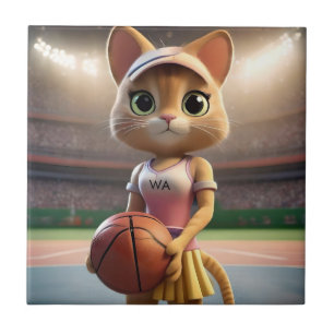 Azulejo Gato de Netball femenino,