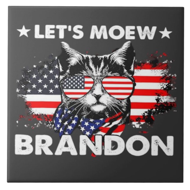 Azulejo Gato deja que maúlle  (Frente)