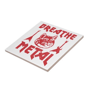 Azulejo Gato respirante fuerte Metalizado