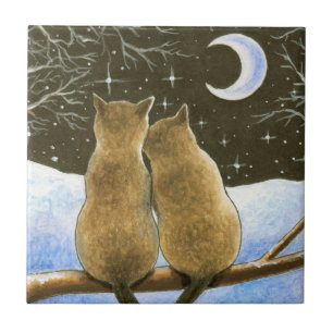 Azulejo Gato siamés 584