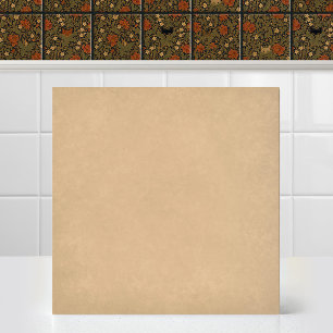 Azulejo Gato William Morris Hoja de Acanto Beige Acento