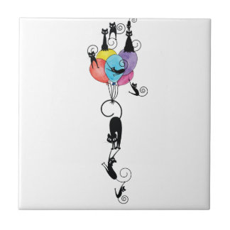 AZULEJO GATOS ESTÚPIDOS 1