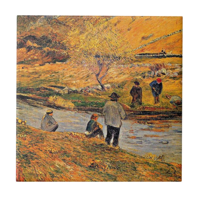 Azulejo Gauguin - Breton Fisherman (Frente)