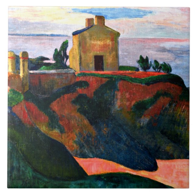 Azulejo Gauguin - La Casa en Pan-Du (Frente)