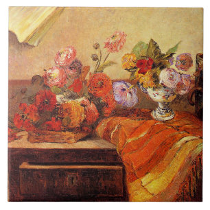 Azulejo Gauguin - Potes y Bouquets,