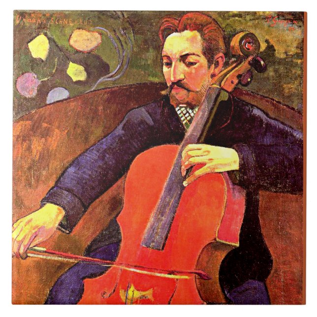 Azulejo Gauguin - The Cellist (Frente)