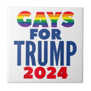 Azulejo Gays para las elecciones de Trump 2024