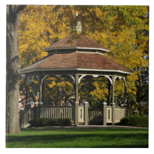 Azulejo Gazebo En Otoño