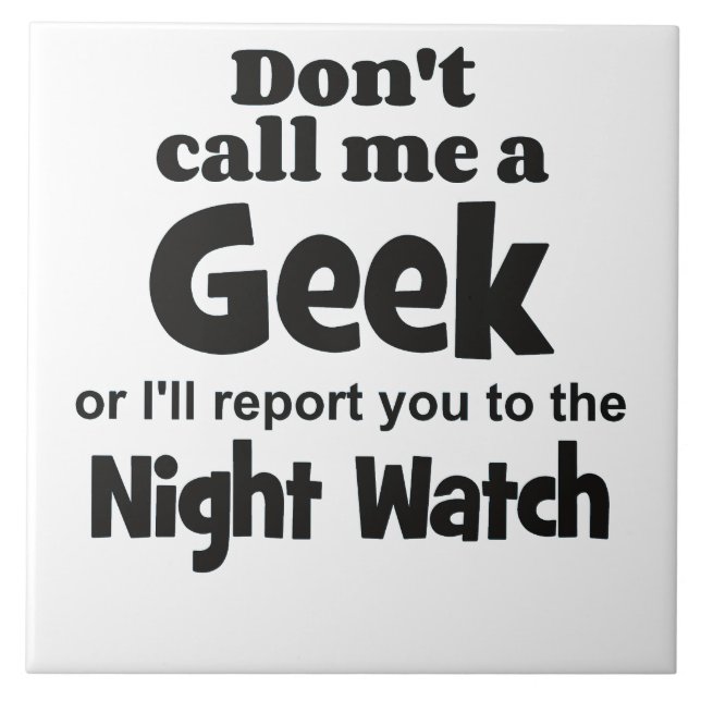 Azulejo Geek Night Watch bf (Frente)