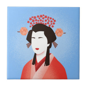 Azulejo Geisha