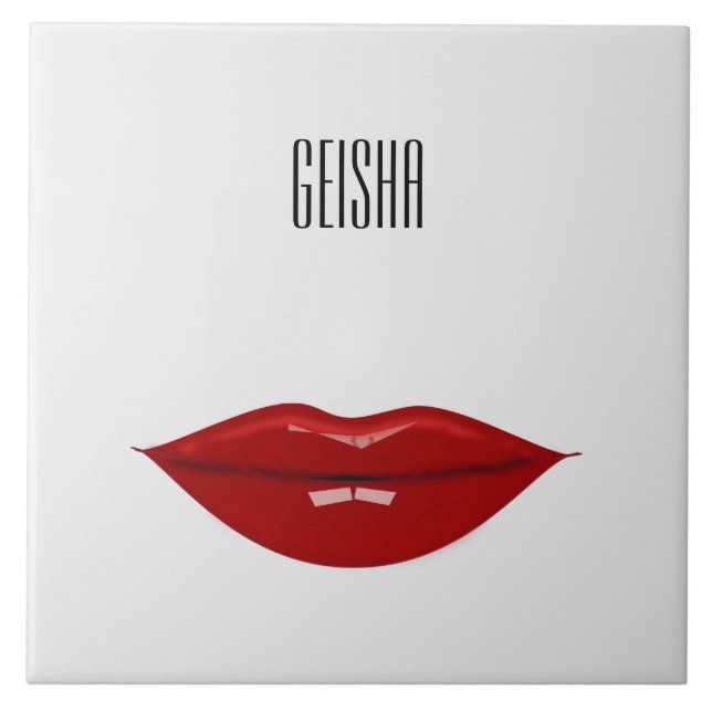 Azulejo geisha - decorados para tu casa (Frente)