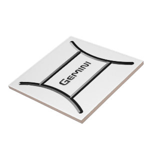 Azulejo GEMINI, Resumen del diseño del Rótulo Zodiaco,