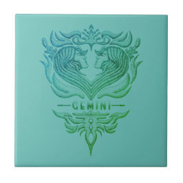 Azulejo Gemini Twins Emblem