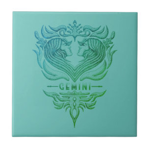 Azulejo Gemini Twins Emblem