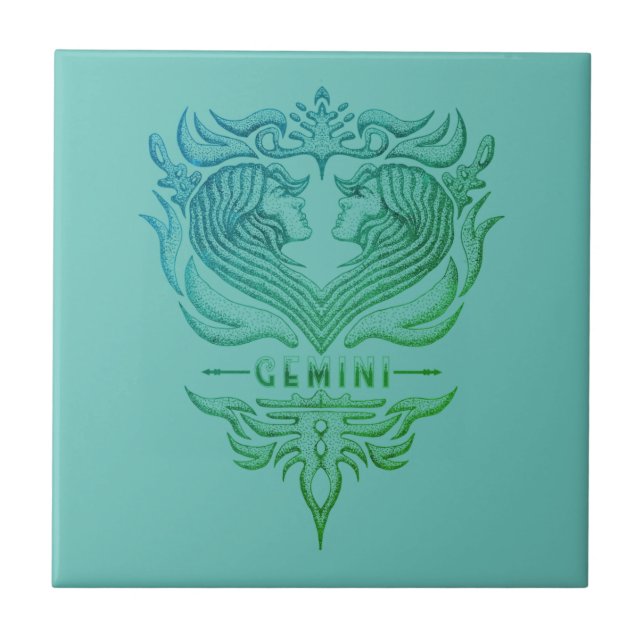 Azulejo Gemini Twins Emblem (Frente)
