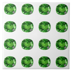 Azulejo Gemstone esmeralda, verde