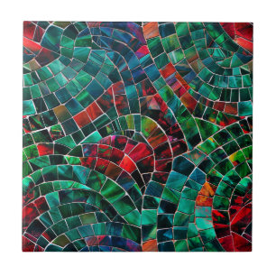 Azulejo Gemstone Mosaic Ceramic Tile