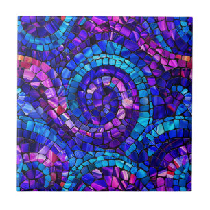 Azulejo Gemstone Mosaic Ceramic Tile