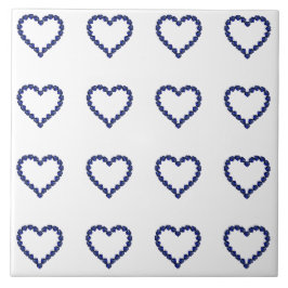 Azulejo Gemstone Sapphire Blue Heart