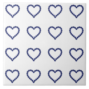 Azulejo Gemstone Sapphire Blue Heart