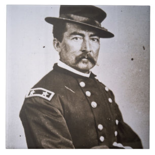 Azulejo General Philip H. Sheridan (1831-88) (foto de b/w)