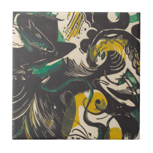 Azulejo Génesis II Schopfungsgeschichte II de Franz Marc
