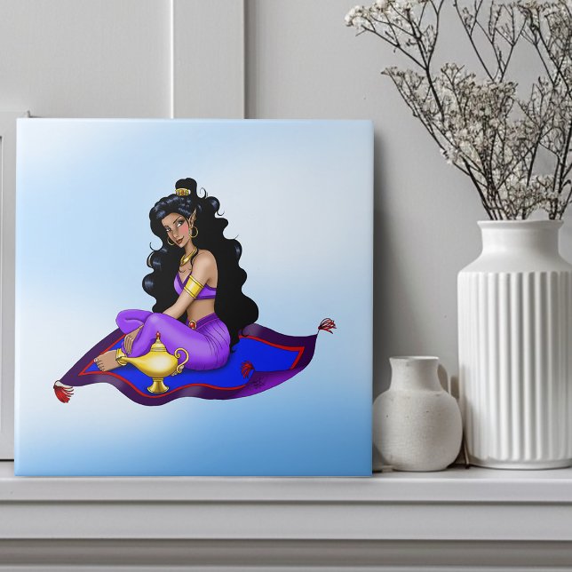 Azulejo Genie Magic Carpet Lamp Blue Sky (Subido por el creador)