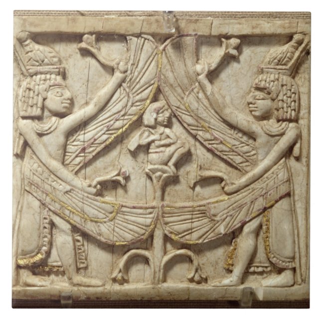 Azulejo Genios cons alas, período asirio, c.750 A.C. (Frente)