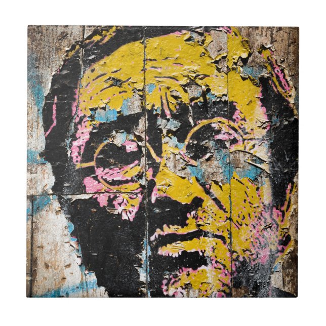 Azulejo Gente de la pintada (Frente)