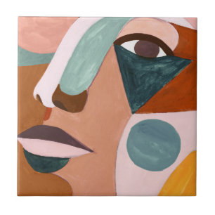 Azulejo Geo Half Face