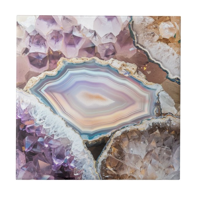 Azulejo Geode Crystal| Crystal Photo Tile (Frente)