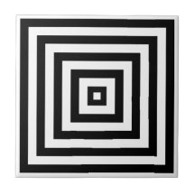Geometría cuadrados en blanco y negro