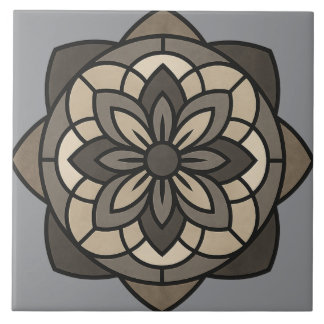 Azulejo Geometría Floral Elegante