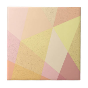 Azulejo Geometría moderna y colorida con salpicaduras