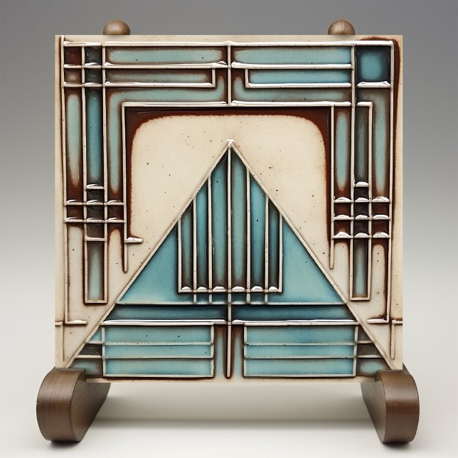 Azulejo Geometría triangular Art Deco (Subido por el creador)