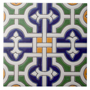 Azulejo Geométrico entrelazado español